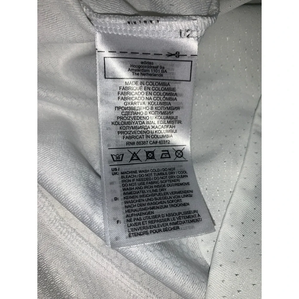 Adidas LA Galaxy 2020 2021 Primary Authentic Jersey Mens Small White Silver Sash